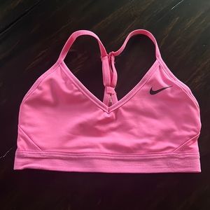 Nike Pink & Black Sports Bra in Size XS